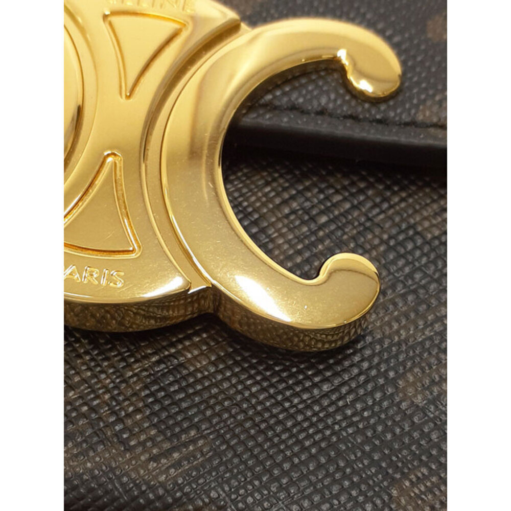 Celine Triomphe Canvas Claude Shoulder Bag - Picture 7 of 9